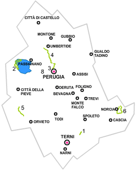 Mappa Itinerari Facili