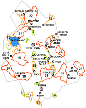 Mappa itinerari
