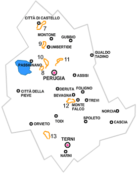 Mappa Itinerari Medi