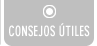 Consejos útiles